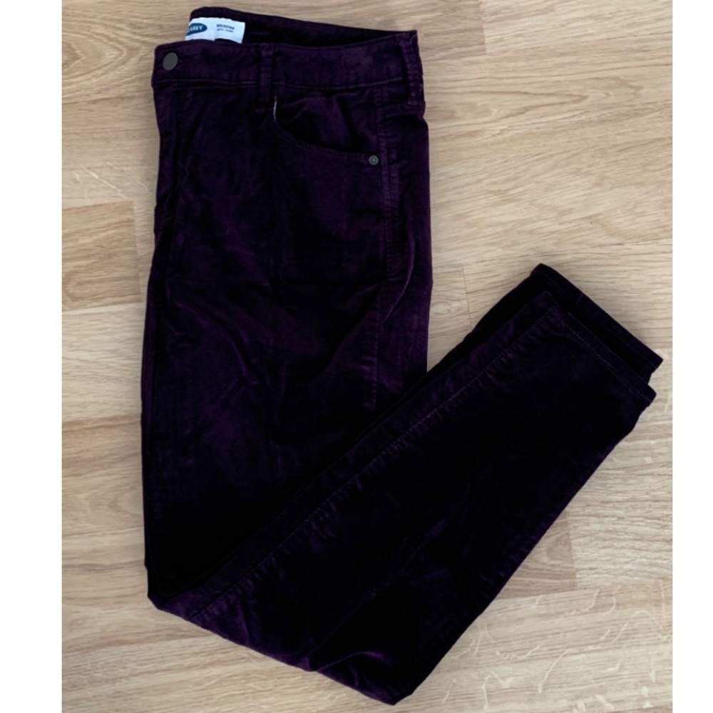 Old Navy Velvet Rockstar Skinny Pants